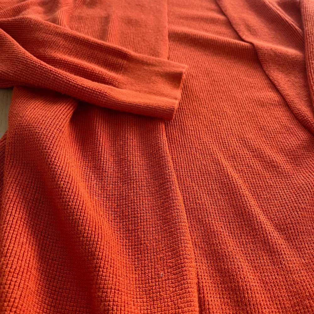 Cyrus Knit Sweater in Vibrant Orange - Picture 2 of 4